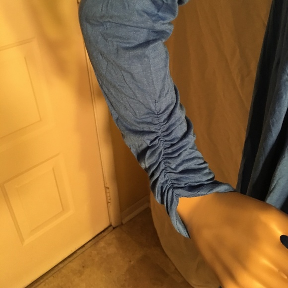 Leo Rosi Women’s Violet Tunic Top blue Medium - Picture 4 of 5